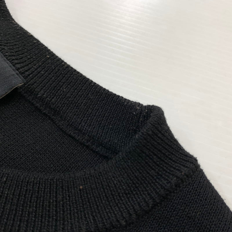 【中古品】【メンズ】 HUF ハフ OG LOGO PACK FALL CREWNECK SWEATER ロゴ パック フォール クルーネック セーター トップス プルオーバー 142-260508-ks-21-tei サイズ：M カラー：ブラック 万代Net店