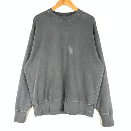 【現状渡し品】【メンズ】 Johnbull ジョンブル PIGMENTDYED SWEATSHIRT JM2541C01 ピグメントダイ スウェット トップス トレーナー 140-260508-ks-22-tei サイズ：M カラー：グレー 万代Net店