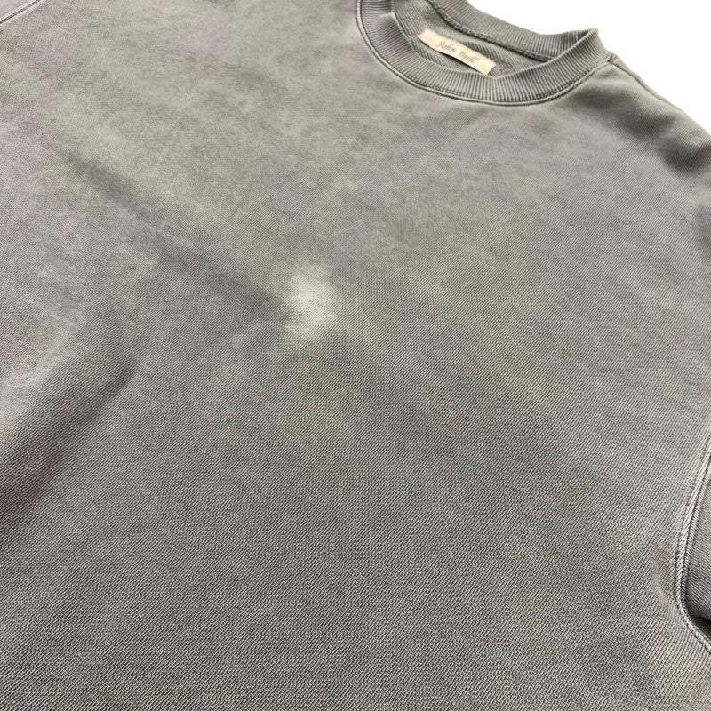【現状渡し品】【メンズ】 Johnbull ジョンブル PIGMENTDYED SWEATSHIRT JM2541C01 ピグメントダイ スウェット トップス トレーナー 140-260508-ks-22-tei サイズ：M カラー：グレー 万代Net店