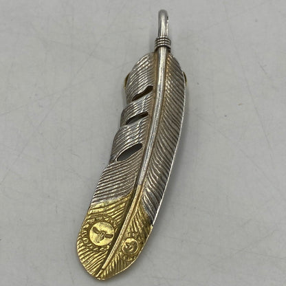 【中古品】【メンズ】 TADY&KING タディアンドキング tkgh-053 特大ハートK18ヘザー剣先K18 右向き アクセサリー ネイティブジュエリー 191-260511-ks-09-tei カラー：ゴールド/シルバー 万代Net店