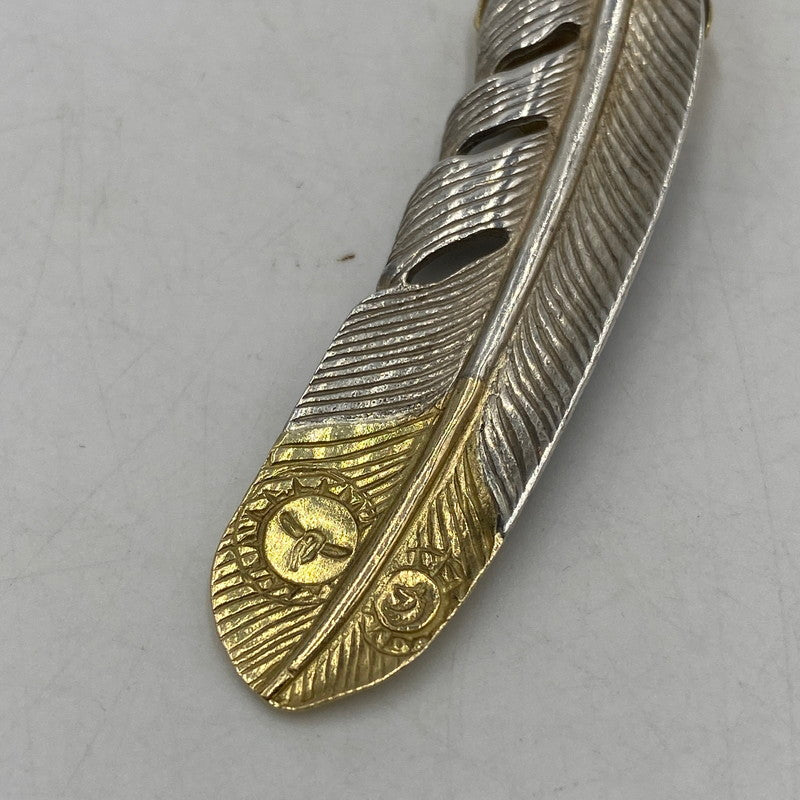 【中古品】【メンズ】 TADY&KING タディアンドキング tkgh-053 特大ハートK18ヘザー剣先K18 右向き アクセサリー ネイティブジュエリー 191-260511-ks-09-tei カラー：ゴールド/シルバー 万代Net店