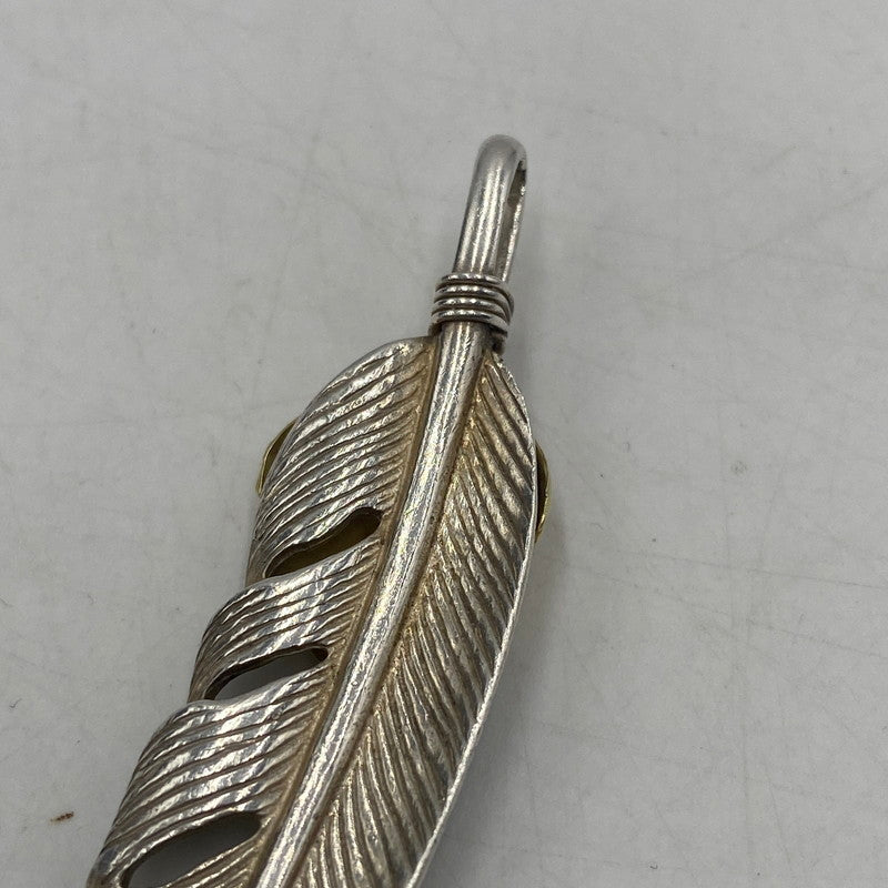【中古品】【メンズ】 TADY&KING タディアンドキング tkgh-053 特大ハートK18ヘザー剣先K18 右向き アクセサリー ネイティブジュエリー 191-260511-ks-09-tei カラー：ゴールド/シルバー 万代Net店