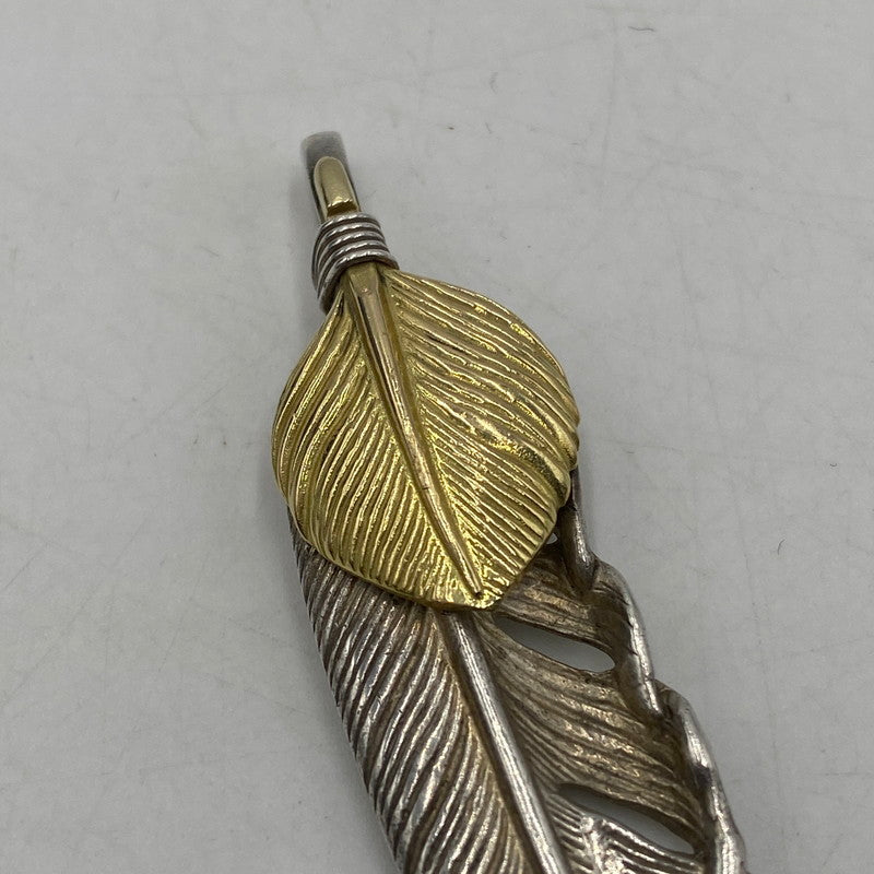【中古品】【メンズ】 TADY&KING タディアンドキング tkgh-053 特大ハートK18ヘザー剣先K18 右向き アクセサリー ネイティブジュエリー 191-260511-ks-09-tei カラー：ゴールド/シルバー 万代Net店