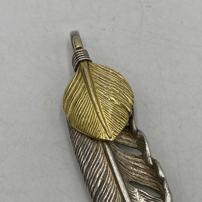 【中古品】【メンズ】 TADY&KING タディアンドキング tkgh-053 特大ハートK18ヘザー剣先K18 右向き アクセサリー ネイティブジュエリー 191-260511-ks-09-tei カラー：ゴールド/シルバー 万代Net店