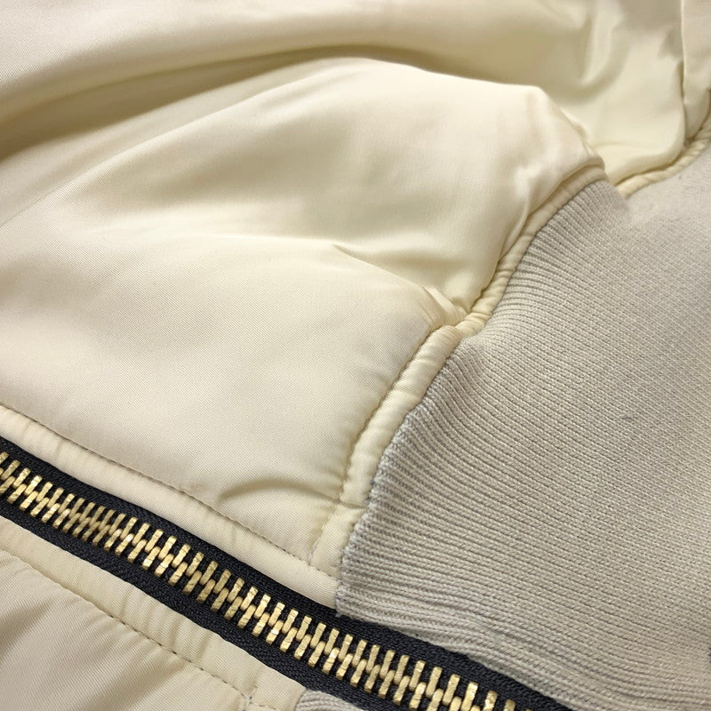 【中古品】【メンズ】 VETEMENTS ヴェトモン × ALPHAINDUSTRIES アルファ インダストリーズ 別注 コラボ 20AW REVERSIBLE DOUBLEZIP BLOUSON UAH21JA001 リバーシブル ダブルジップ ブルゾン アウター 141-260508-ks-25-tei サイズ：M カラー：ブラックアイボリー 万代Net店