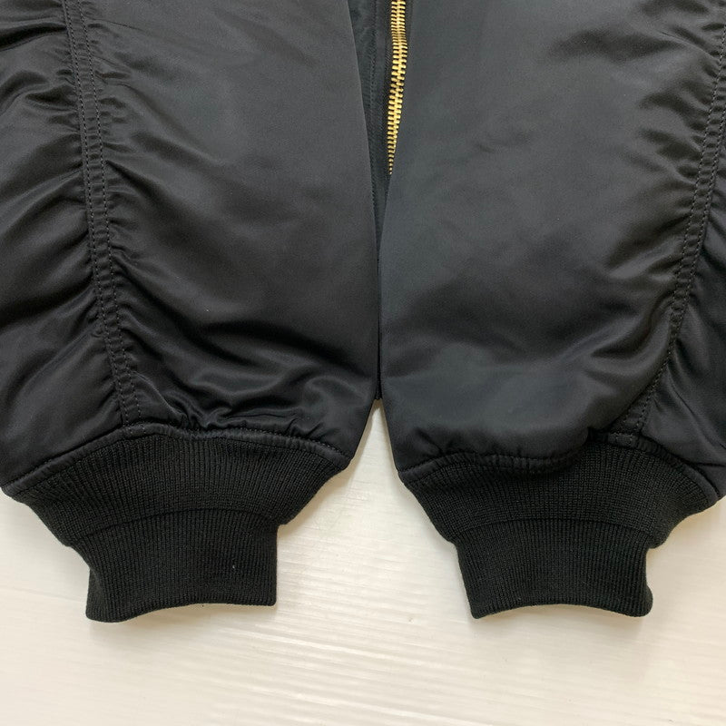 【中古品】【メンズ】 VETEMENTS ヴェトモン × ALPHAINDUSTRIES アルファ インダストリーズ 別注 コラボ 20AW REVERSIBLE DOUBLEZIP BLOUSON UAH21JA001 リバーシブル ダブルジップ ブルゾン アウター 141-260508-ks-25-tei サイズ：M カラー：ブラックアイボリー 万代Net店