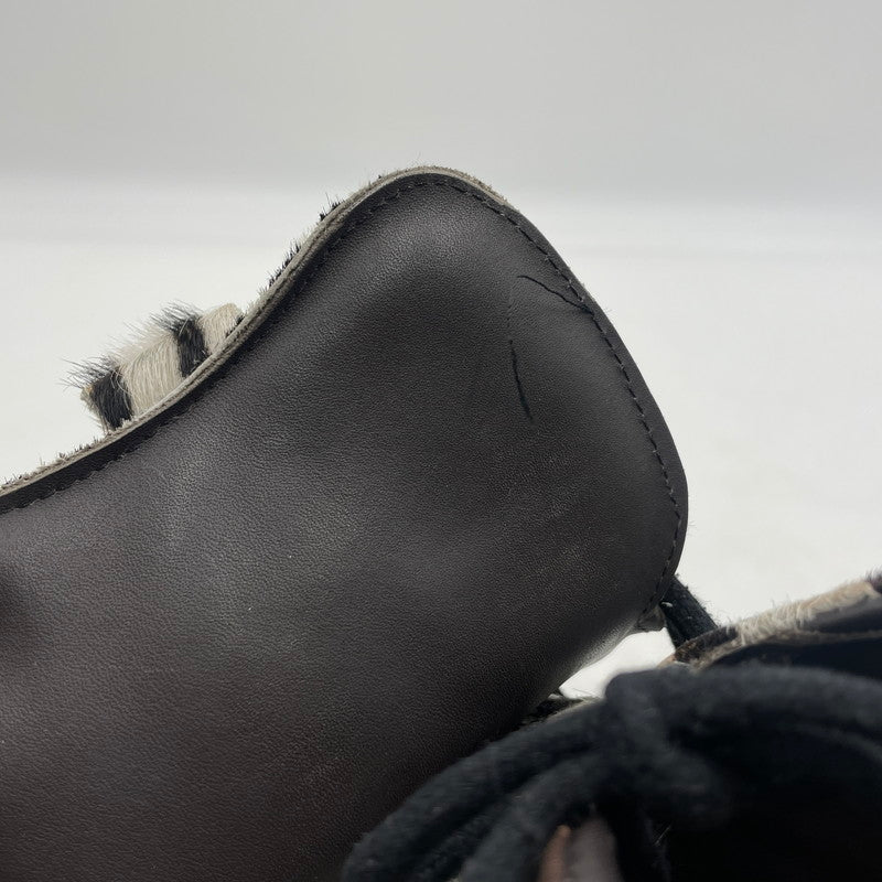 【中古品】【メンズ】 VETEMENTS ヴェトモン × NEWROCK ニューロック 別注 コラボ PLATFORM SNEAKERS "ZEBRA" プラットフォーム スニーカー ゼブラ 靴 シューズ 162-260604-yo-04-tei サイズ：42 カラー：ゼブラ 万代Net店