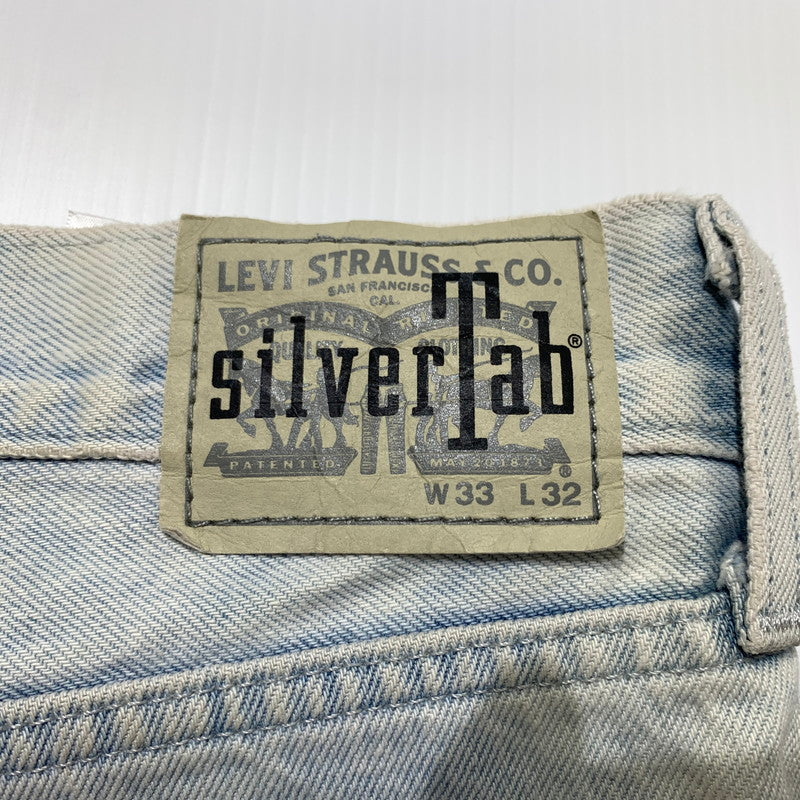 【中古品】【メンズ】 LEVI'S リーバイス SILVERTAB LOOSE DENIM PANT PC9-A3421-0002 シルバータブ ルーズ デニムパンツ ボトムス ジーンズ 156-260507-ko-20-tei サイズ：33 カラー：ブリーチ 万代Net店