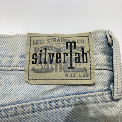 【中古品】【メンズ】 LEVI'S リーバイス SILVERTAB LOOSE DENIM PANT PC9-A3421-0002 シルバータブ ルーズ デニムパンツ ボトムス ジーンズ 156-260507-ko-20-tei サイズ：33 カラー：ブリーチ 万代Net店