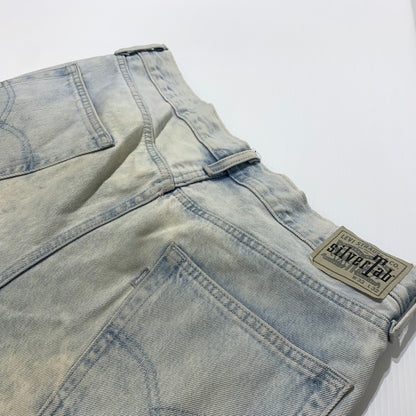 【中古品】【メンズ】 LEVI'S リーバイス SILVERTAB LOOSE DENIM PANT PC9-A3421-0002 シルバータブ ルーズ デニムパンツ ボトムス ジーンズ 156-260507-ko-20-tei サイズ：33 カラー：ブリーチ 万代Net店