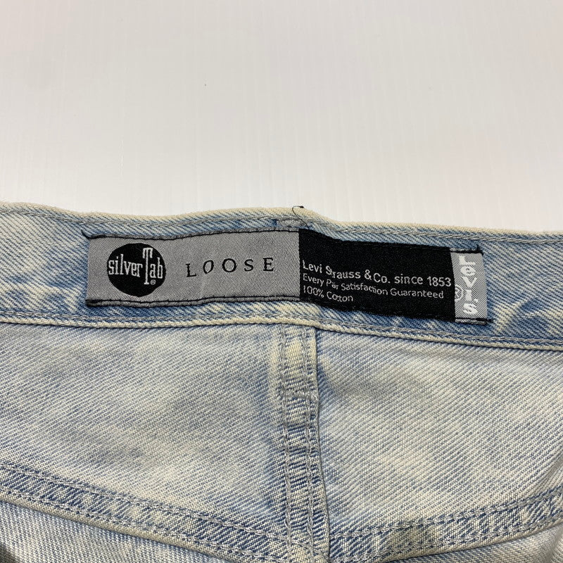 【中古品】【メンズ】 LEVI'S リーバイス SILVERTAB LOOSE DENIM PANT PC9-A3421-0002 シルバータブ ルーズ デニムパンツ ボトムス ジーンズ 156-260507-ko-20-tei サイズ：33 カラー：ブリーチ 万代Net店