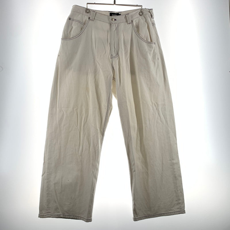 【現状渡し品】【メンズ】 X-LARGE エクストララージ HARDLY WORKING CONTRAST STITCH WIDE PANTS 101222031007 ハードリィワーキング コントラスト ステッチ ワイドパンツ ボトムス 153-260703-yo-19-tei サイズ：34 カラー：ホワイト 万代Net店
