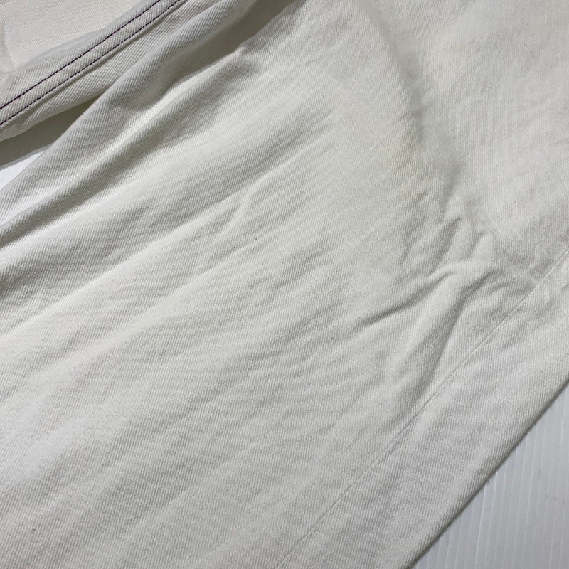 【現状渡し品】【メンズ】 X-LARGE エクストララージ HARDLY WORKING CONTRAST STITCH WIDE PANTS 101222031007 ハードリィワーキング コントラスト ステッチ ワイドパンツ ボトムス 153-260703-yo-19-tei サイズ：34 カラー：ホワイト 万代Net店