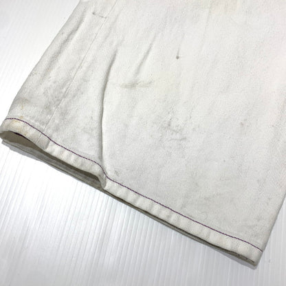 【現状渡し品】【メンズ】 X-LARGE エクストララージ HARDLY WORKING CONTRAST STITCH WIDE PANTS 101222031007 ハードリィワーキング コントラスト ステッチ ワイドパンツ ボトムス 153-260703-yo-19-tei サイズ：34 カラー：ホワイト 万代Net店