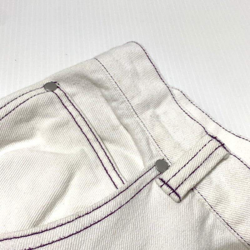 【現状渡し品】【メンズ】 X-LARGE エクストララージ HARDLY WORKING CONTRAST STITCH WIDE PANTS 101222031007 ハードリィワーキング コントラスト ステッチ ワイドパンツ ボトムス 153-260703-yo-19-tei サイズ：34 カラー：ホワイト 万代Net店