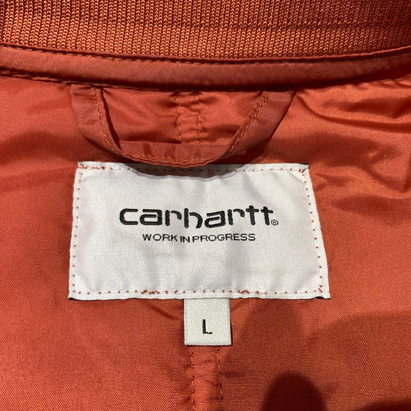 【現状渡し品】【メンズ】 Carhartt WIP カーハート ワークインプログレス LACHLAN LINER I034385 ラクリンライナー ジャケット アウター 145-260507-ko-09-tei サイズ：L カラー：レッド/オレンジ 万代Net店
