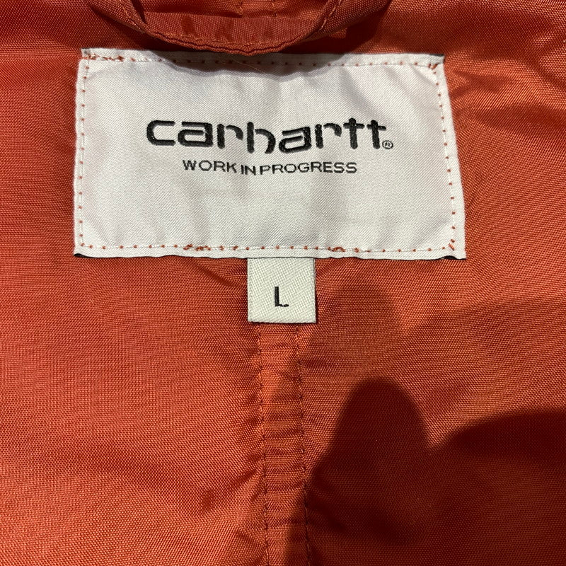 【現状渡し品】【メンズ】 Carhartt WIP カーハート ワークインプログレス LACHLAN LINER I034385 ラクリンライナー ジャケット アウター 145-260507-ko-09-tei サイズ：L カラー：レッド/オレンジ 万代Net店
