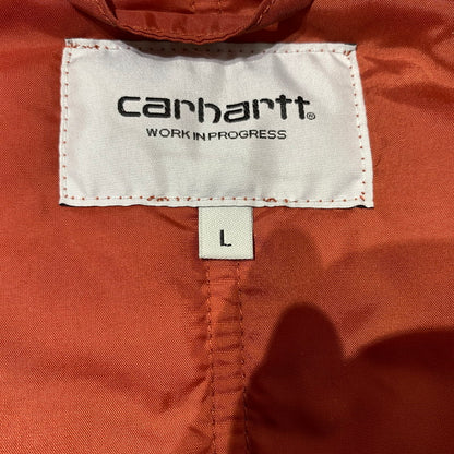 【現状渡し品】【メンズ】 Carhartt WIP カーハート ワークインプログレス LACHLAN LINER I034385 ラクリンライナー ジャケット アウター 145-260507-ko-09-tei サイズ：L カラー：レッド/オレンジ 万代Net店