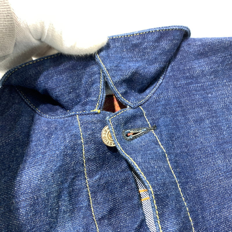 【中古品】【メンズ】 STUDIO D'ARTISAN&SA ステュディオ・ダ・ルチザン 1ST TYPE DENIM JACKET SD-D01J ファーストタイプ デニムジャケット アウター 140-260507-ko-03-tei サイズ：38 カラー：インディゴ 万代Net店