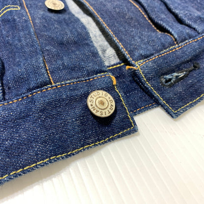 【中古品】【メンズ】 STUDIO D'ARTISAN&SA ステュディオ・ダ・ルチザン 1ST TYPE DENIM JACKET SD-D01J ファーストタイプ デニムジャケット アウター 140-260507-ko-03-tei サイズ：38 カラー：インディゴ 万代Net店