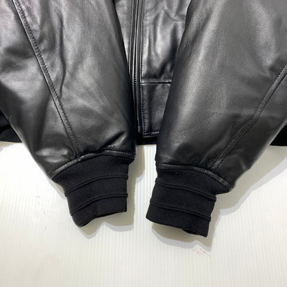 【中古品】【メンズ】 EVISEN SKATEBOARDS エビセン スケートボード RAMLEATHER PADDED JACKET ラムレザー パッド ジャケット アウター 羊皮 142-260507-ko-01-tei サイズ：M カラー：ブラック 万代Net店