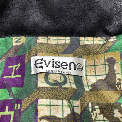 【中古品】【メンズ】 EVISEN SKATEBOARDS エビセン スケートボード RAMLEATHER PADDED JACKET ラムレザー パッド ジャケット アウター 羊皮 142-260507-ko-01-tei サイズ：M カラー：ブラック 万代Net店
