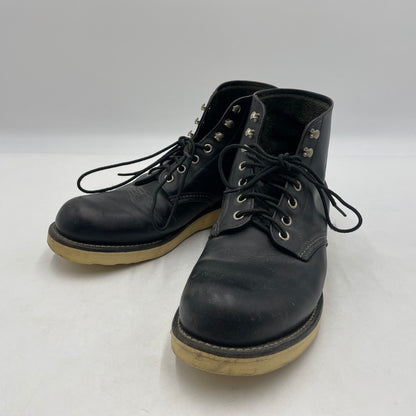 【中古品】【メンズ】 RED WING レッドウィング 6-INCH CLASSIC ROUND TOE BOOTS 8165 6インチ クラシック ラウンドトゥ ブーツ 靴 シューズ 164-260604-yo-06-tei サイズ：27cm カラー：ブラック 万代Net店