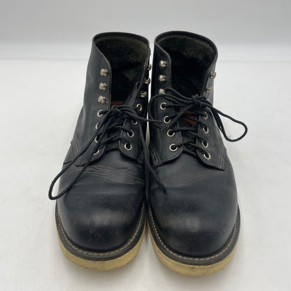 【中古品】【メンズ】 RED WING レッドウィング 6-INCH CLASSIC ROUND TOE BOOTS 8165 6インチ クラシック ラウンドトゥ ブーツ 靴 シューズ 164-260604-yo-06-tei サイズ：27cm カラー：ブラック 万代Net店