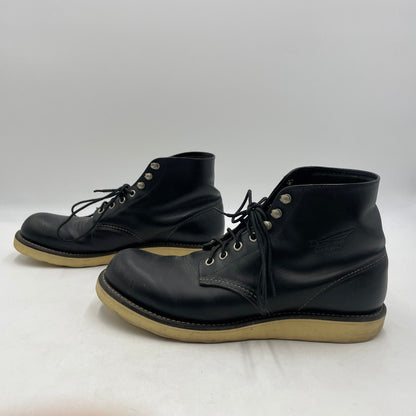 【中古品】【メンズ】 RED WING レッドウィング 6-INCH CLASSIC ROUND TOE BOOTS 8165 6インチ クラシック ラウンドトゥ ブーツ 靴 シューズ 164-260604-yo-06-tei サイズ：27cm カラー：ブラック 万代Net店