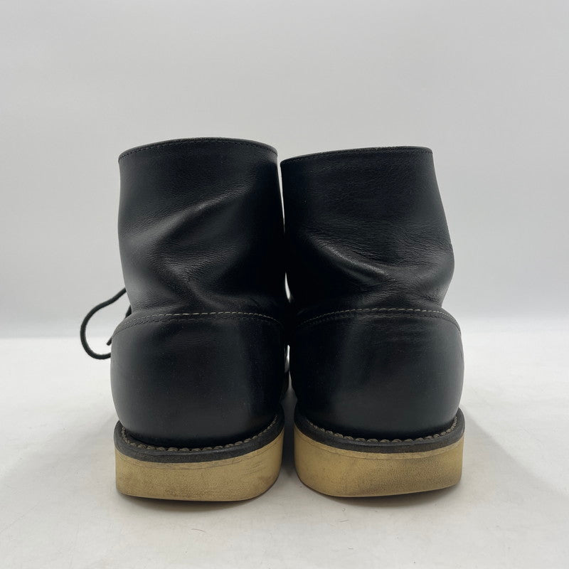 【中古品】【メンズ】 RED WING レッドウィング 6-INCH CLASSIC ROUND TOE BOOTS 8165 6インチ クラシック ラウンドトゥ ブーツ 靴 シューズ 164-260604-yo-06-tei サイズ：27cm カラー：ブラック 万代Net店