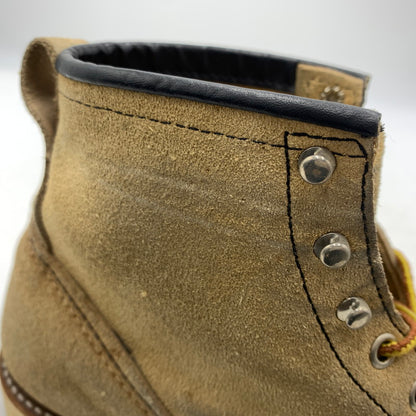 【現状渡し品】【メンズ】 RED WING レッドウィング 6INCH LINEMAN BOOTS 2908 6インチ ラインマン ブーツ 靴 ワークブーツ 164-260606-ko-03-tei サイズ：9D カラー：ベージュ 万代Net店