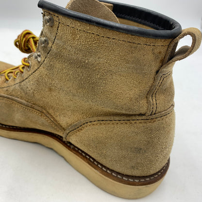 【現状渡し品】【メンズ】 RED WING レッドウィング 6INCH LINEMAN BOOTS 2908 6インチ ラインマン ブーツ 靴 ワークブーツ 164-260606-ko-03-tei サイズ：9D カラー：ベージュ 万代Net店