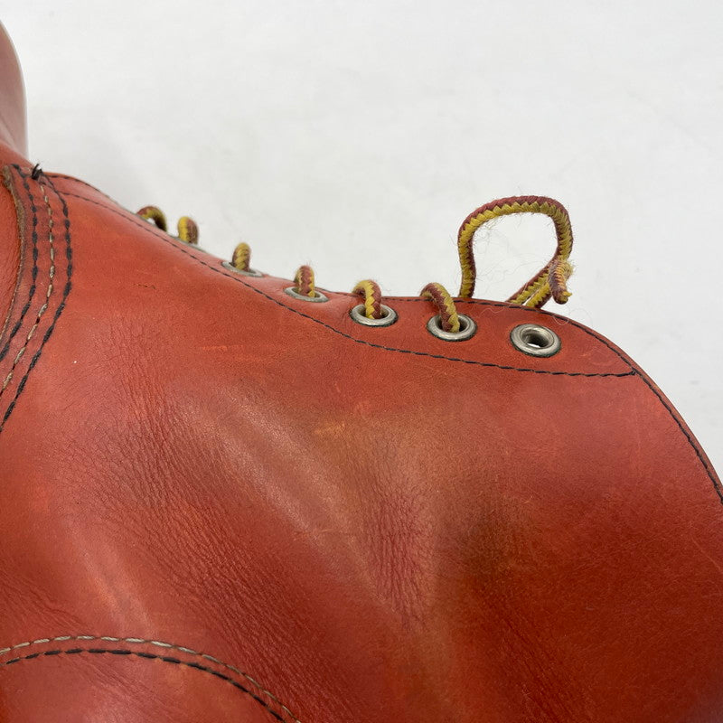 【中古品】【メンズ】 RED WING レッドウィング 6-INCH CLASSIC ROUND TOE BOOTS 8166 6インチ クラシック ラウンドトゥ ブーツ 靴 シューズ 164-260604-yo-07-tei サイズ：27cm カラー：オロラセット 万代Net店