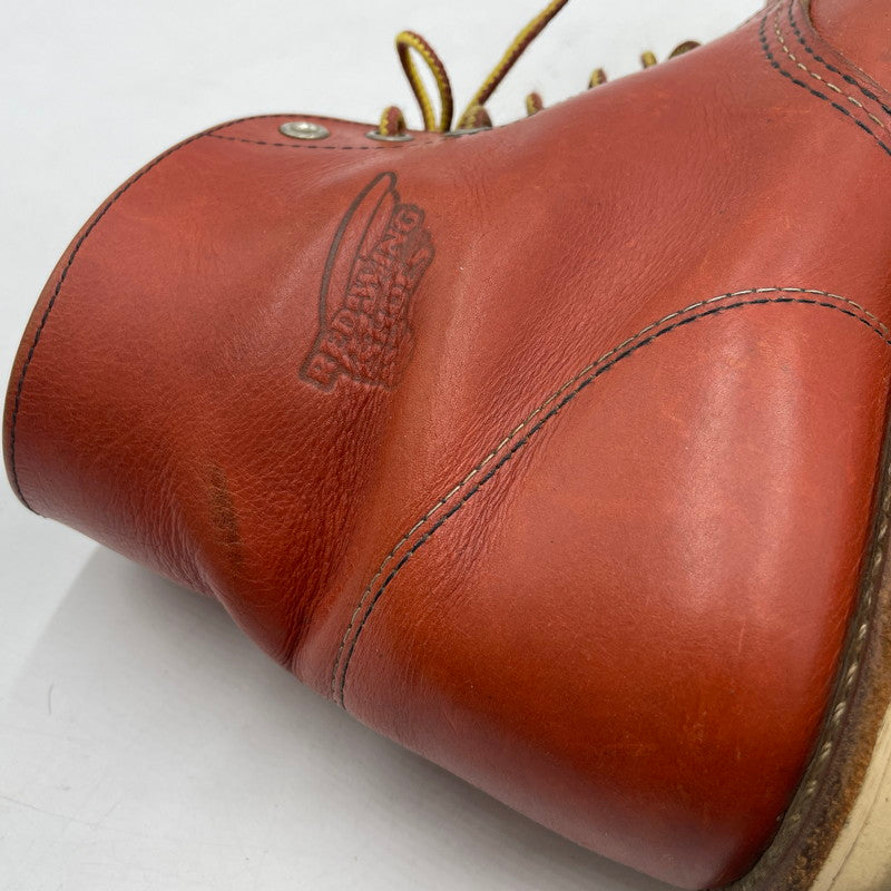 【中古品】【メンズ】 RED WING レッドウィング 6-INCH CLASSIC ROUND TOE BOOTS 8166 6インチ クラシック ラウンドトゥ ブーツ 靴 シューズ 164-260604-yo-07-tei サイズ：27cm カラー：オロラセット 万代Net店
