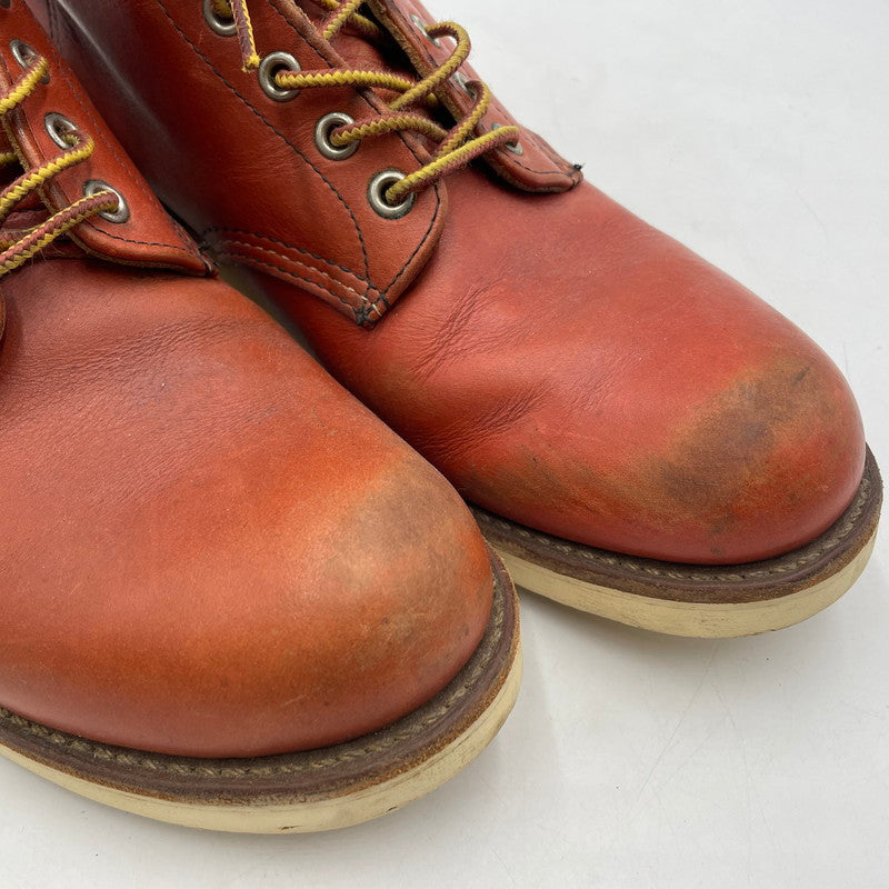 【中古品】【メンズ】 RED WING レッドウィング 6-INCH CLASSIC ROUND TOE BOOTS 8166 6インチ クラシック ラウンドトゥ ブーツ 靴 シューズ 164-260604-yo-07-tei サイズ：27cm カラー：オロラセット 万代Net店
