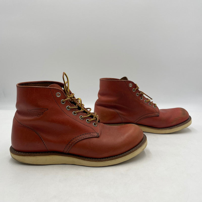 【中古品】【メンズ】 RED WING レッドウィング 6-INCH CLASSIC ROUND TOE BOOTS 8166 6インチ クラシック ラウンドトゥ ブーツ 靴 シューズ 164-260604-yo-07-tei サイズ：27cm カラー：オロラセット 万代Net店