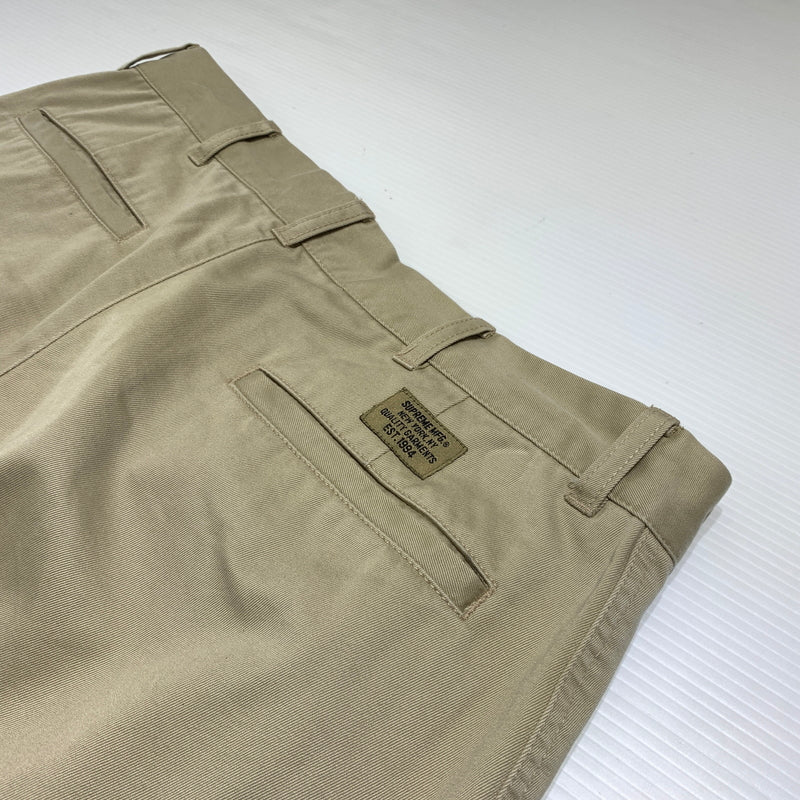 【中古品】【メンズ】 Supreme シュプリーム CHINO WORK PANT チノワークパンツ ボトムス チノパン コットンパンツ 149-260720-ko-33-tei サイズ：32 カラー：ベージュ 万代Net店