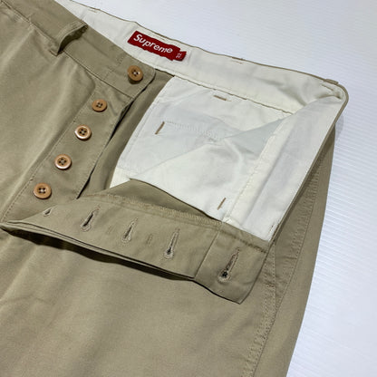 【中古品】【メンズ】 Supreme シュプリーム CHINO WORK PANT チノワークパンツ ボトムス チノパン コットンパンツ 149-260720-ko-33-tei サイズ：32 カラー：ベージュ 万代Net店