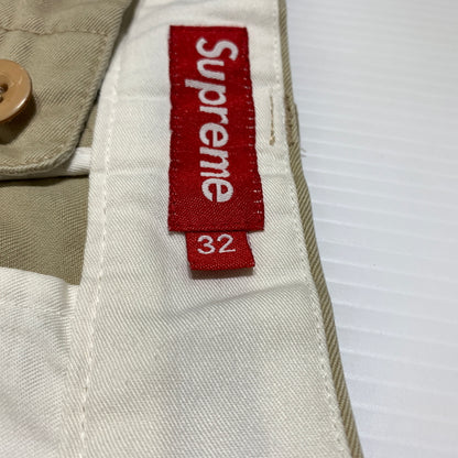 【中古品】【メンズ】 Supreme シュプリーム CHINO WORK PANT チノワークパンツ ボトムス チノパン コットンパンツ 149-260720-ko-33-tei サイズ：32 カラー：ベージュ 万代Net店