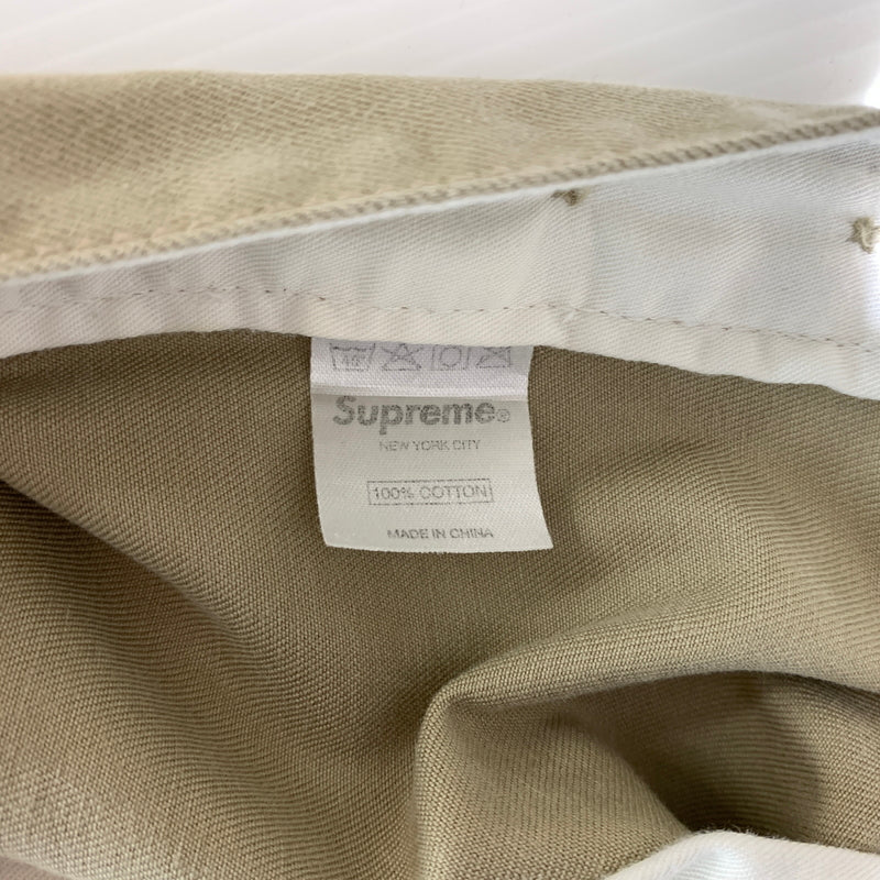 【中古品】【メンズ】 Supreme シュプリーム CHINO WORK PANT チノワークパンツ ボトムス チノパン コットンパンツ 149-260720-ko-33-tei サイズ：32 カラー：ベージュ 万代Net店
