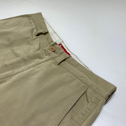 【中古品】【メンズ】 Supreme シュプリーム CHINO WORK PANT チノワークパンツ ボトムス チノパン コットンパンツ 149-260720-ko-33-tei サイズ：32 カラー：ベージュ 万代Net店