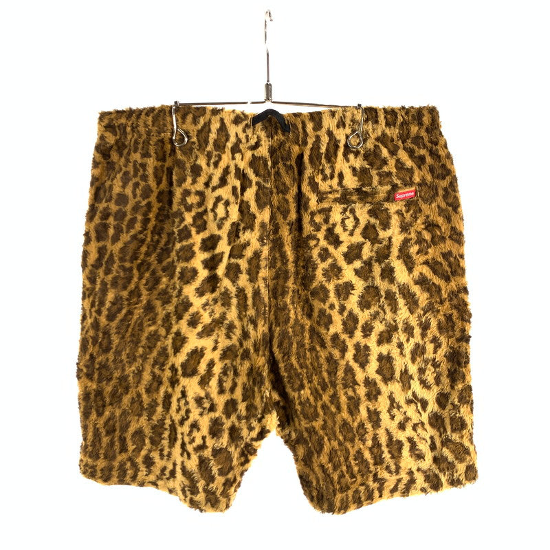 【中古品】【メンズ】 SUPREME 14SS FUR BELTED LEOPARD SHORT シュプリーム レオパードショートパンツ ハーフパンツ ボトムス ブランド 古着 149-260628-gm-01-fuz サイズ：32 カラー：レオパード 総柄 万代Net店