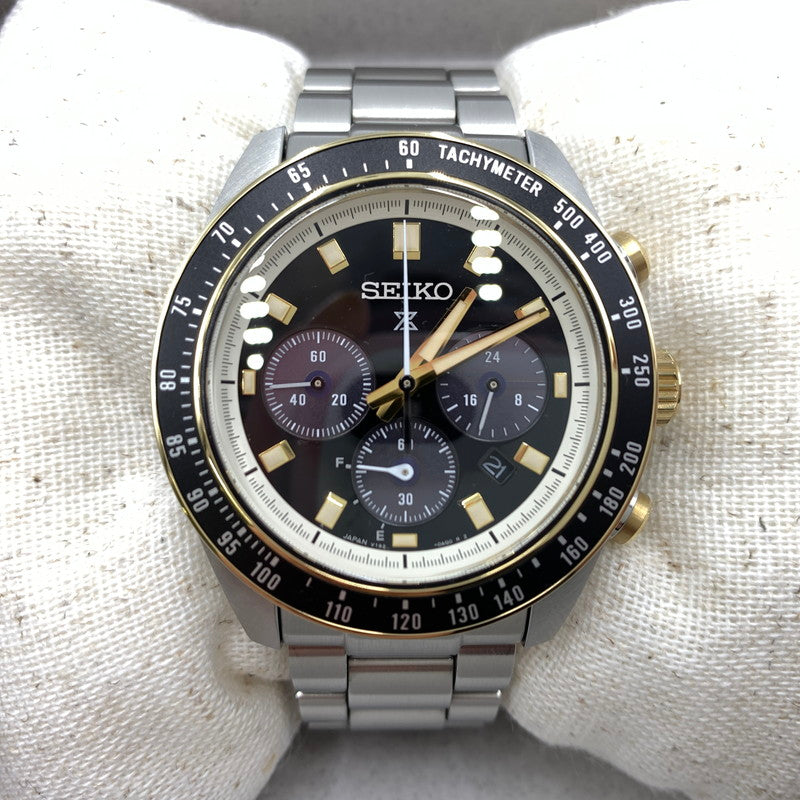 【中古品】【メンズ】 SEIKO セイコー PROSPEX SPEEDTIMER SBDL113 プロスペックス スピード タイマー 腕時計 197-260522-ko-04-tei カラー：シルバーゴールド 万代Net店