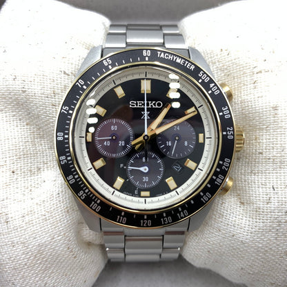 【中古品】【メンズ】 SEIKO セイコー PROSPEX SPEEDTIMER SBDL113 プロスペックス スピード タイマー 腕時計 197-260522-ko-04-tei カラー：シルバーゴールド 万代Net店