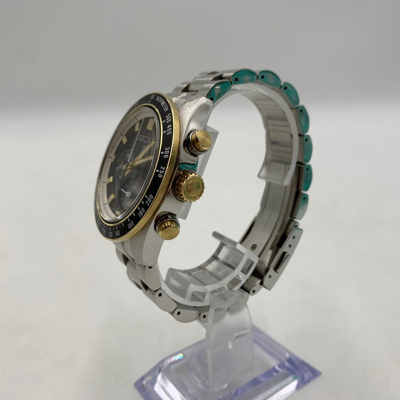 【中古品】【メンズ】 SEIKO セイコー PROSPEX SPEEDTIMER SBDL113 プロスペックス スピード タイマー 腕時計 197-260522-ko-04-tei カラー：シルバーゴールド 万代Net店
