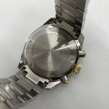 【中古品】【メンズ】 SEIKO セイコー PROSPEX SPEEDTIMER SBDL113 プロスペックス スピード タイマー 腕時計 197-260522-ko-04-tei カラー：シルバーゴールド 万代Net店
