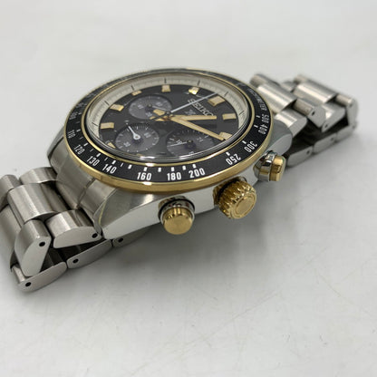 【中古品】【メンズ】 SEIKO セイコー PROSPEX SPEEDTIMER SBDL113 プロスペックス スピード タイマー 腕時計 197-260522-ko-04-tei カラー：シルバーゴールド 万代Net店