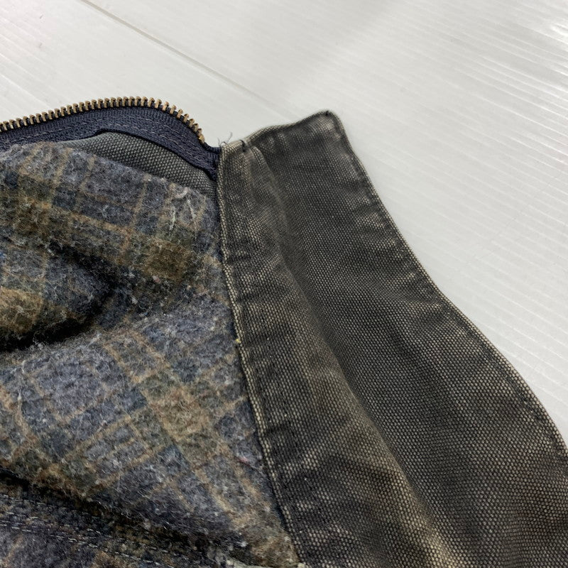 【ジャンク品】【メンズ】 CARHARTT カーハート DETROIT JACKET J97PTL デトロイト ジャケット アウター USA製 145-260508-ks-28-tei サイズ：XL カラー：グレー 万代Net店