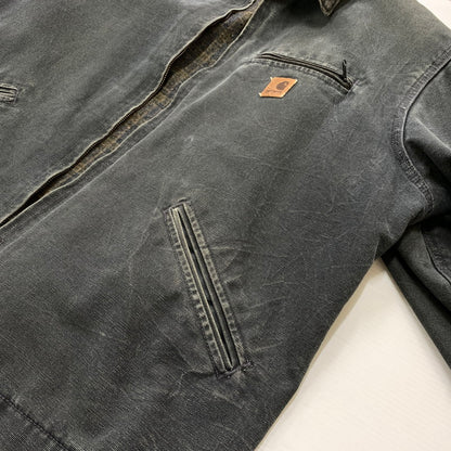 【ジャンク品】【メンズ】 CARHARTT カーハート DETROIT JACKET J97PTL デトロイト ジャケット アウター USA製 145-260508-ks-28-tei サイズ：XL カラー：グレー 万代Net店