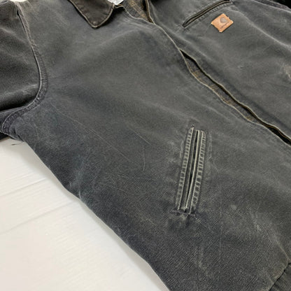 【ジャンク品】【メンズ】 CARHARTT カーハート DETROIT JACKET J97PTL デトロイト ジャケット アウター USA製 145-260508-ks-28-tei サイズ：XL カラー：グレー 万代Net店